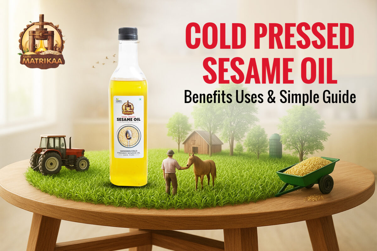 Cold Pressed Sesame Oil: Benefits uses and simple Guide