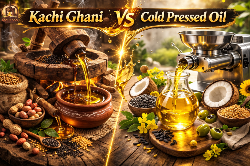 Kachi Ghani vs Cold Pressed Oil: What’s the Real Difference