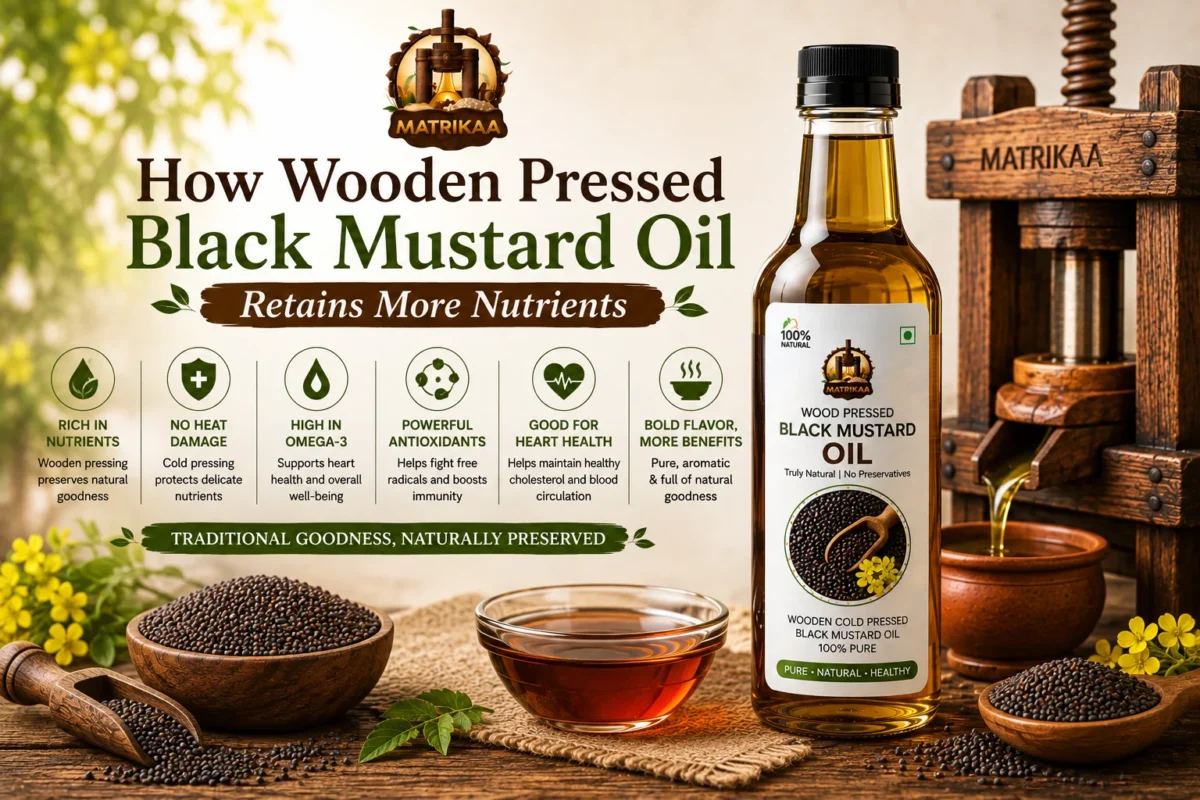 wood pressed black mustard oil 